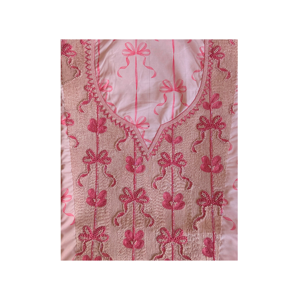 ‏Cotton Candy Bow - Mama & Mini Set