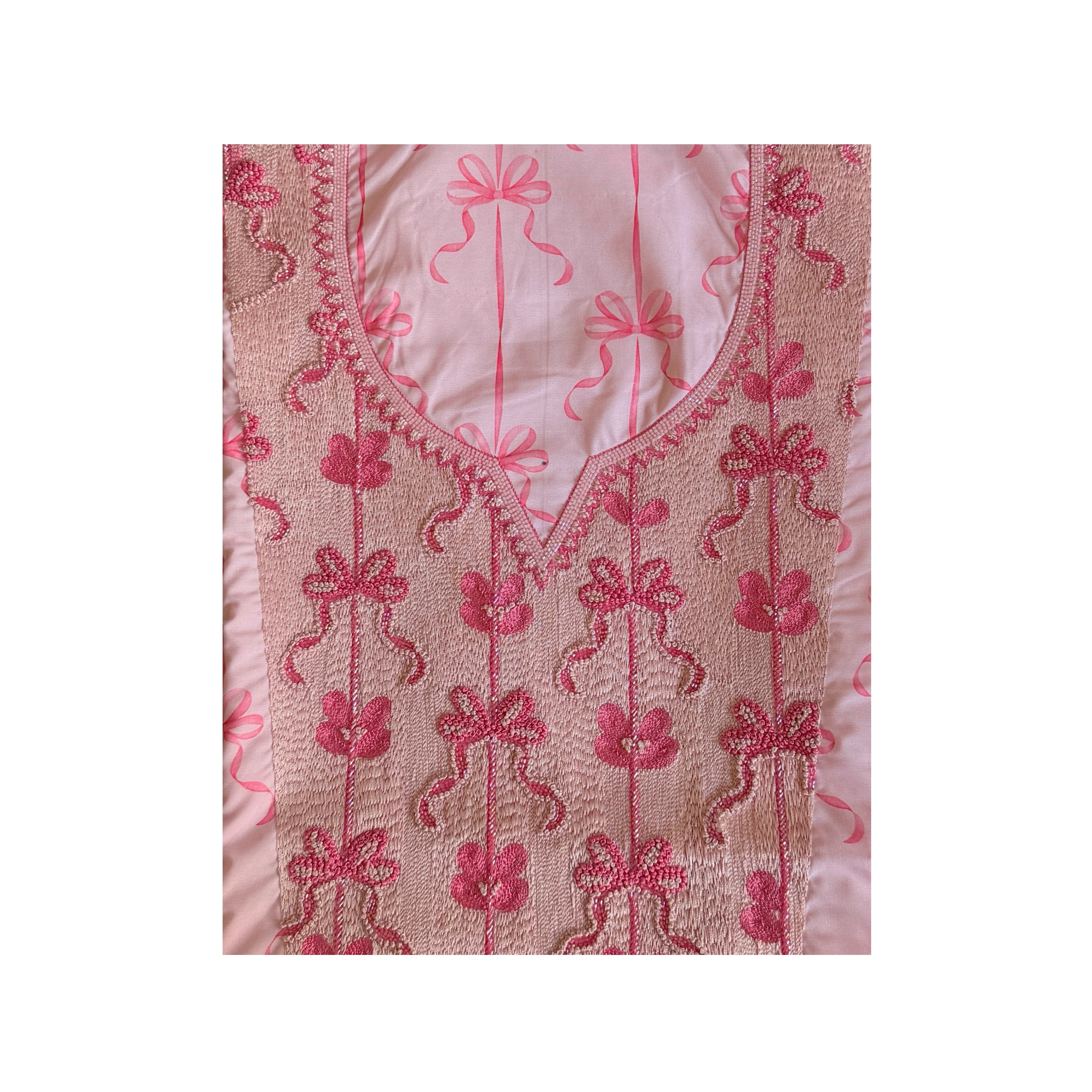 ‏Cotton Candy Bow - Mama & Mini Set